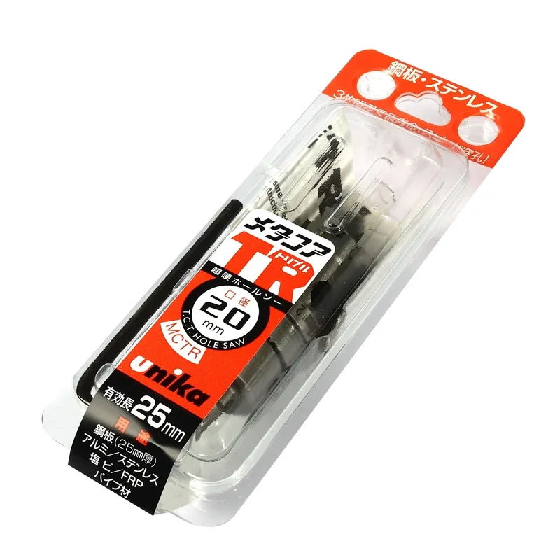 UNIKA MCTR-20.0 โฮลซอร์ TCT 20 มม TRIPLE เจาะเหล็ก สแตนเลส - Image 4