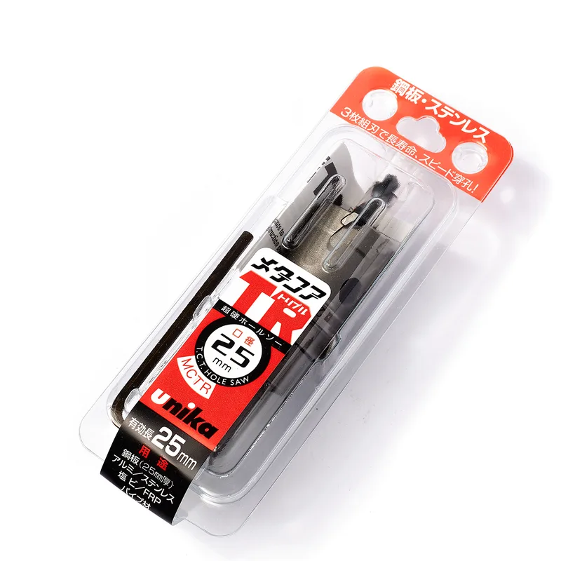 UNIKA MCTR-25.0 โฮลซอร์ TCT 25 มม TRIPLE เจาะเหล็ก สแตนเลส - Image 4