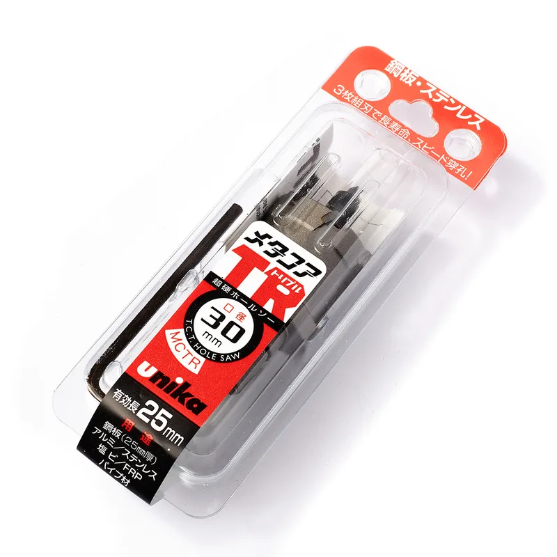 UNIKA MCTR-30.0 โฮลซอร์ TCT 30 มม TRIPLE เจาะเหล็ก สแตนเลส - Image 4