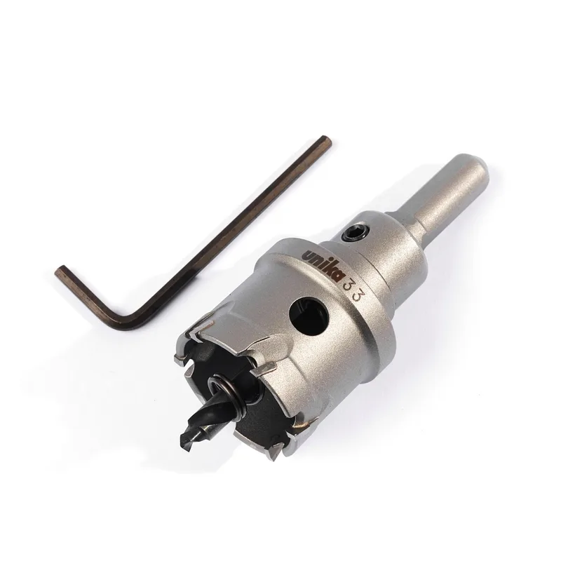 UNIKA MCTR-33.0 โฮลซอร์ TCT 33 มม TRIPLE เจาะเหล็ก สแตนเลส - Image 4
