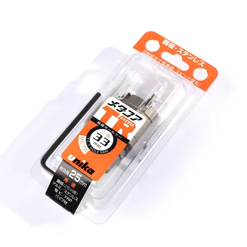 UNIKA MCTR-33.0 โฮลซอร์ TCT 33 มม TRIPLE เจาะเหล็ก สแตนเลส - Image 5