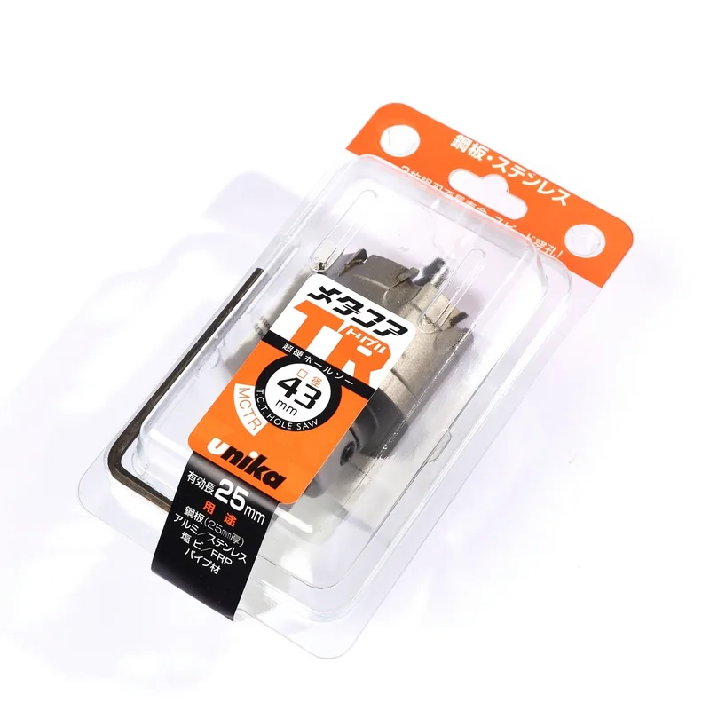 UNIKA MCTR-43.0 โฮลซอร์ TCT 43 มม TRIPLE เจาะเหล็ก สแตนเลส - Image 5