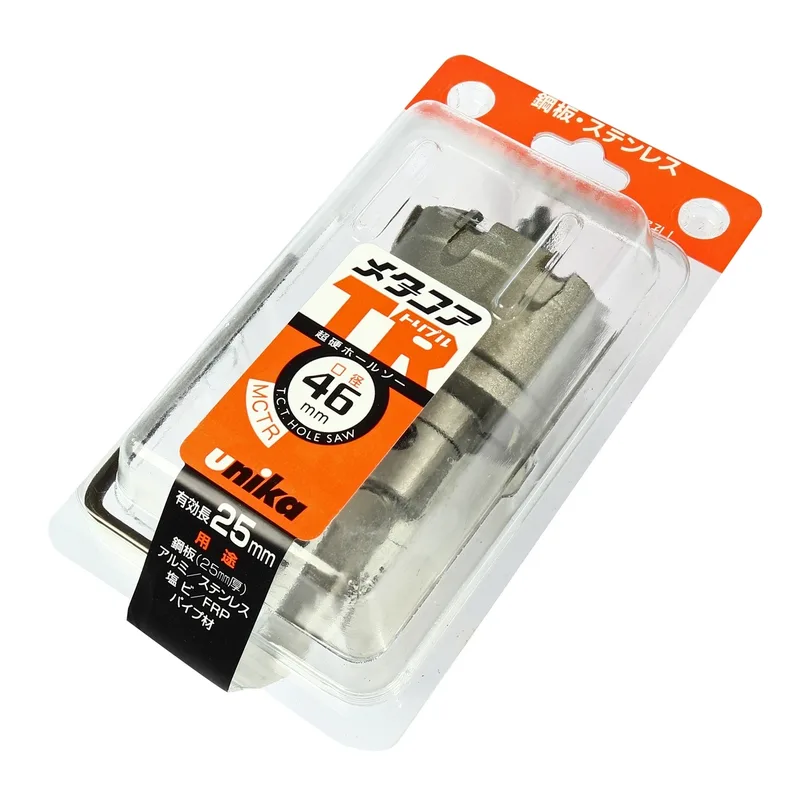 UNIKA MCTR-46.0 โฮลซอร์ TCT 46 มม TRIPLE เจาะเหล็ก สแตนเลส - Image 4
