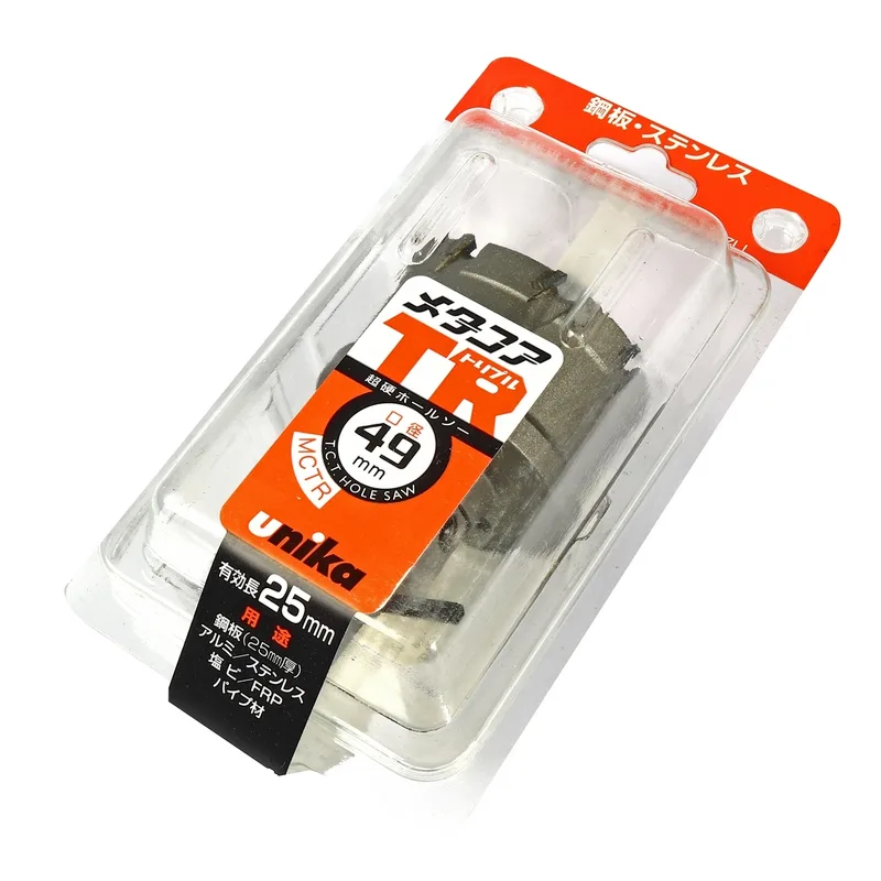UNIKA MCTR-49.0 โฮลซอร์ TCT 49 มม TRIPLE เจาะเหล็ก สแตนเลส - Image 4
