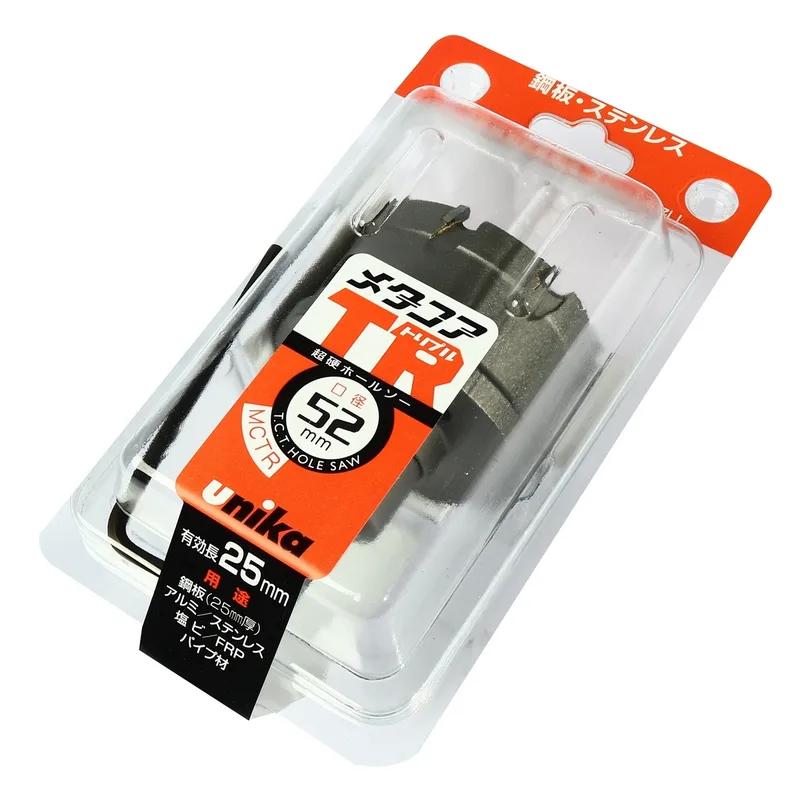 UNIKA MCTR-52.0 โฮลซอร์ TCT 52 มม TRIPLE เจาะเหล็ก สแตนเลส - Image 4