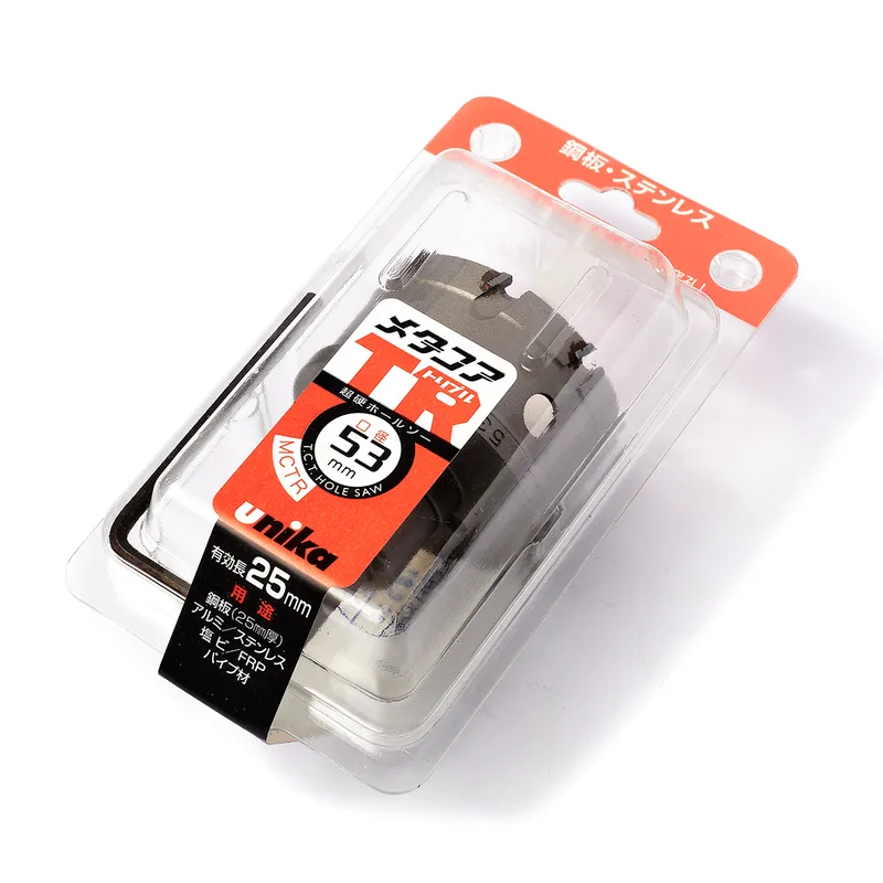 UNIKA MCTR-53.0 โฮลซอร์ TCT 53 มม TRIPLE เจาะเหล็ก สแตนเลส - Image 4