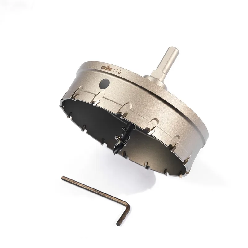 UNIKA MCTR-110.0 โฮลซอร์ TCT 110 มม TRIPLE เจาะเหล็ก สแตนเลส - Image 4