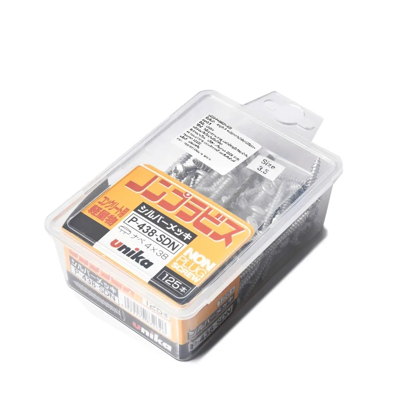 UNIKA สกรูยึดคอนกรีตไม่ใช้พุก ขนาด 4 x 38 มม. หัวกลม (P) เจาะได้ลึก 30 มม. - Image 6