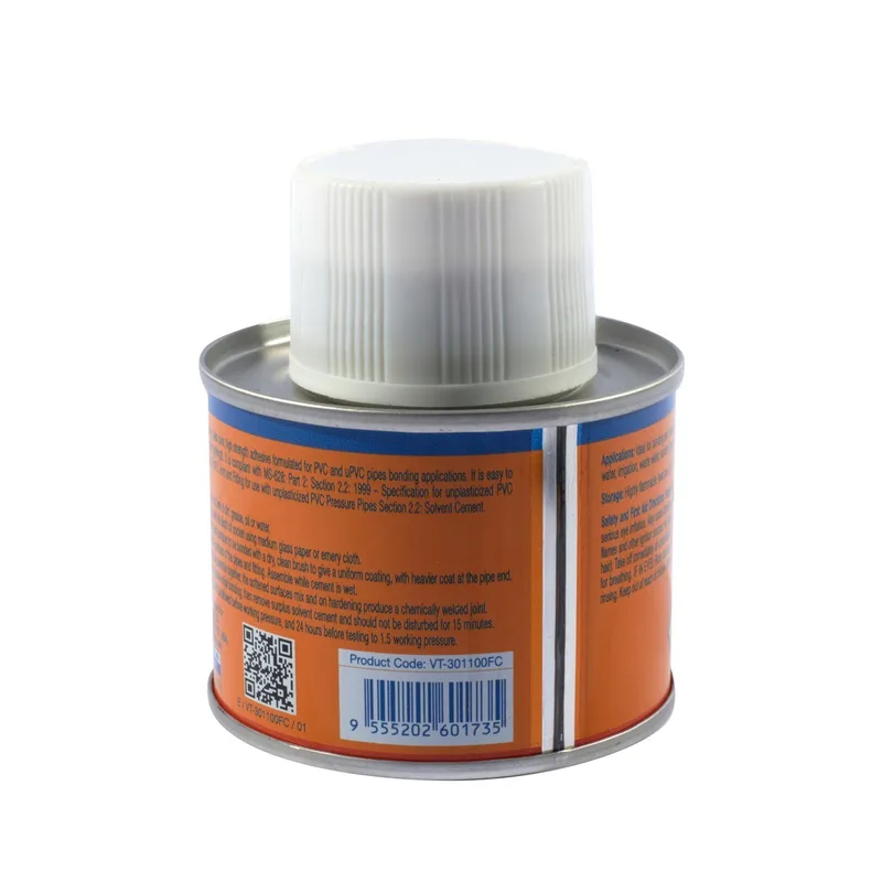V-TECH กาวทาท่อทนแรงดัน ขนาด 100 กรัม รุ่น VT-301100 สีใส แรงยึดสูง สำหรับอุปกรณ์ PVC - Image 3