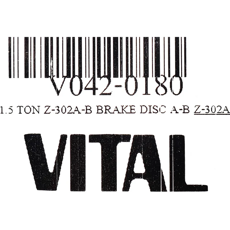 VITAL อะไหล่ 1,1.5 TON Z-302A-B BRAKE DISC A-B - Image 3