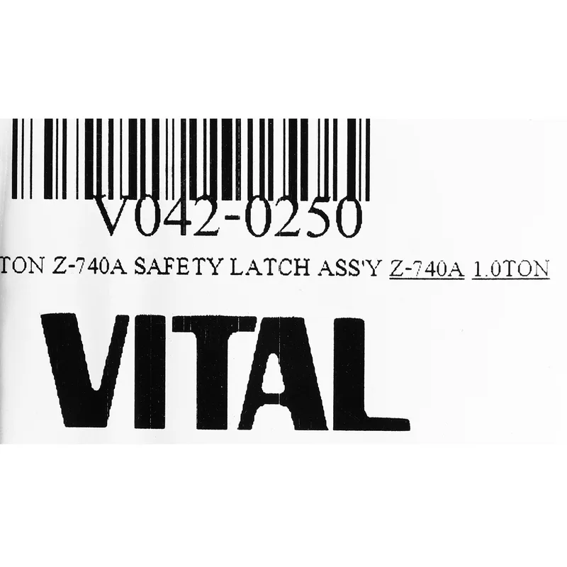 VITAL อะไหล่ 1 TON Z-740A SAFETY LATCH ASS'Y - Image 3