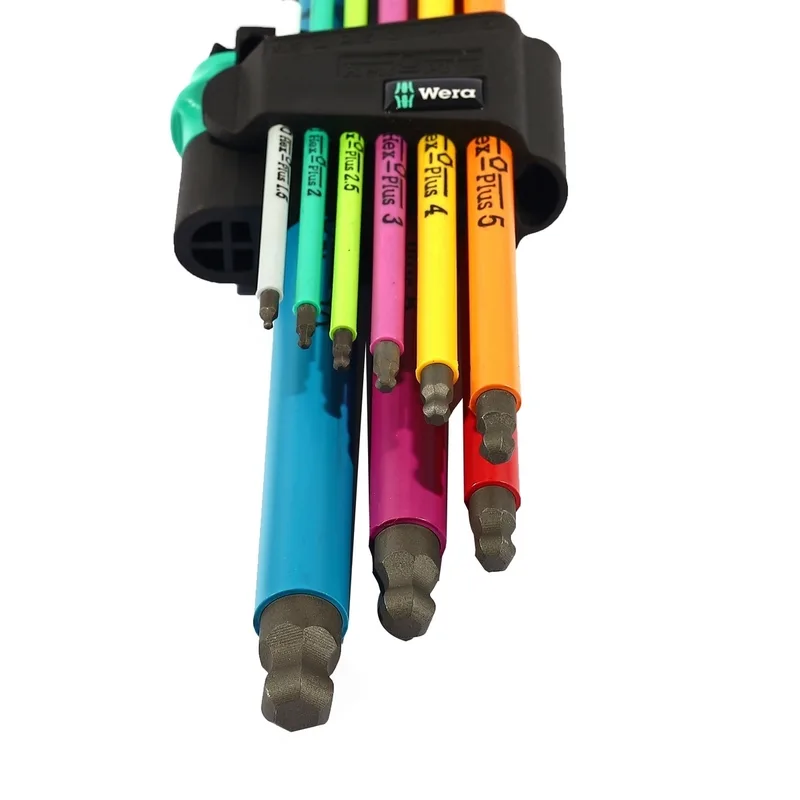 WERA ชุดประแจหกเหลี่ยมหลากสี 950/9 Hex-Plus รุ่น 05073593001 - Image 4