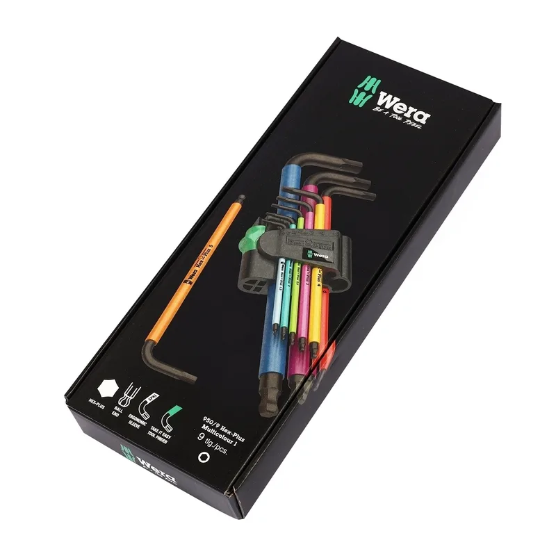 WERA ชุดประแจหกเหลี่ยมหลากสี 950/9 Hex-Plus รุ่น 05073593001 - Image 8