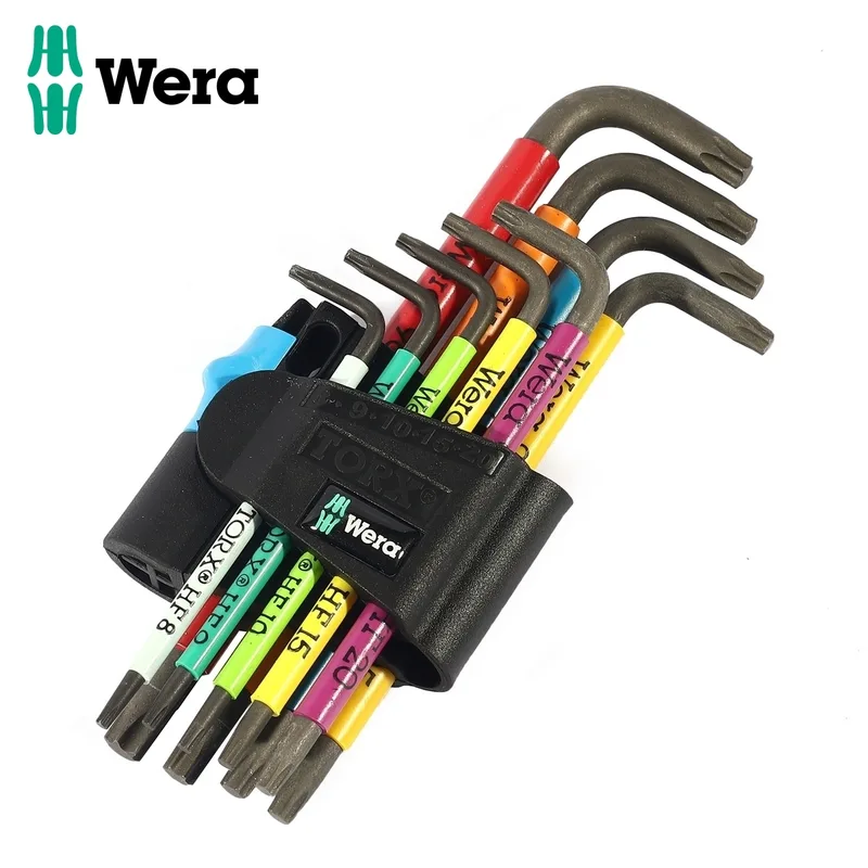 WERA ประแจดาว 6 แฉก 967/9 TORX Multicolor HF 1 รุ่น 05024179001