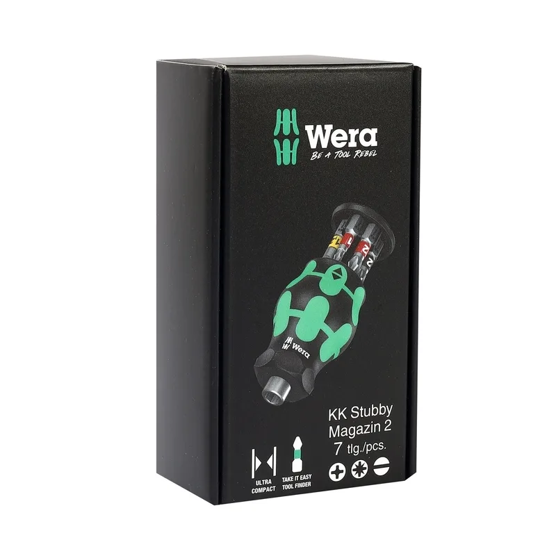 WERA ไขควงด้ามสั้น Kraftform Kompakt Stubby magazine 2 รุ่น 05008874001 - Image 9