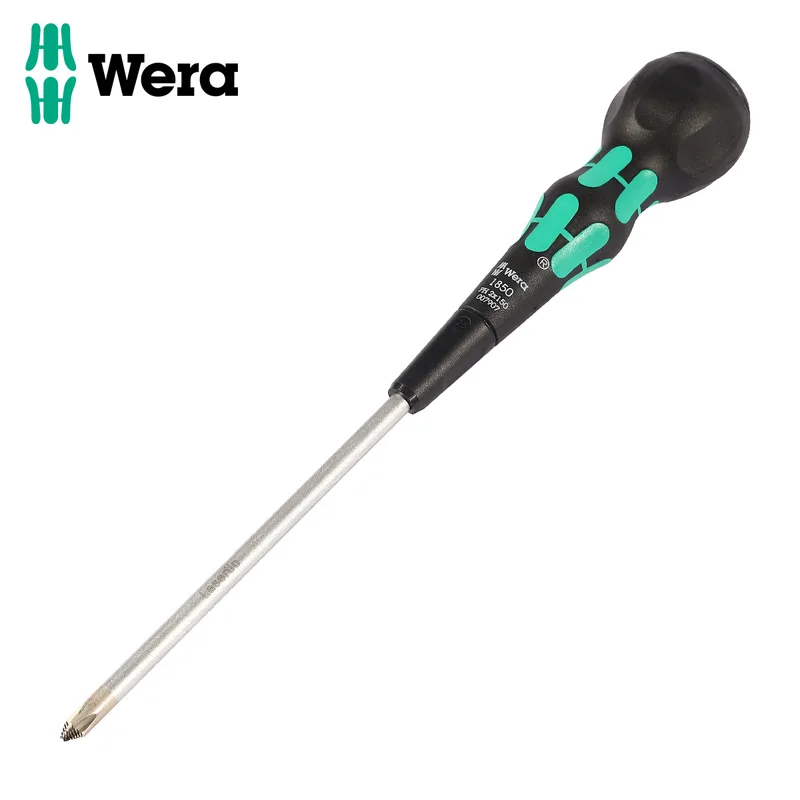 WERA ไขควงบอลหัวแฉก รุ่น 1850 PH Kraftform Ball-Grip Kreuzschlitz ขนาด 2 x 150 มม.