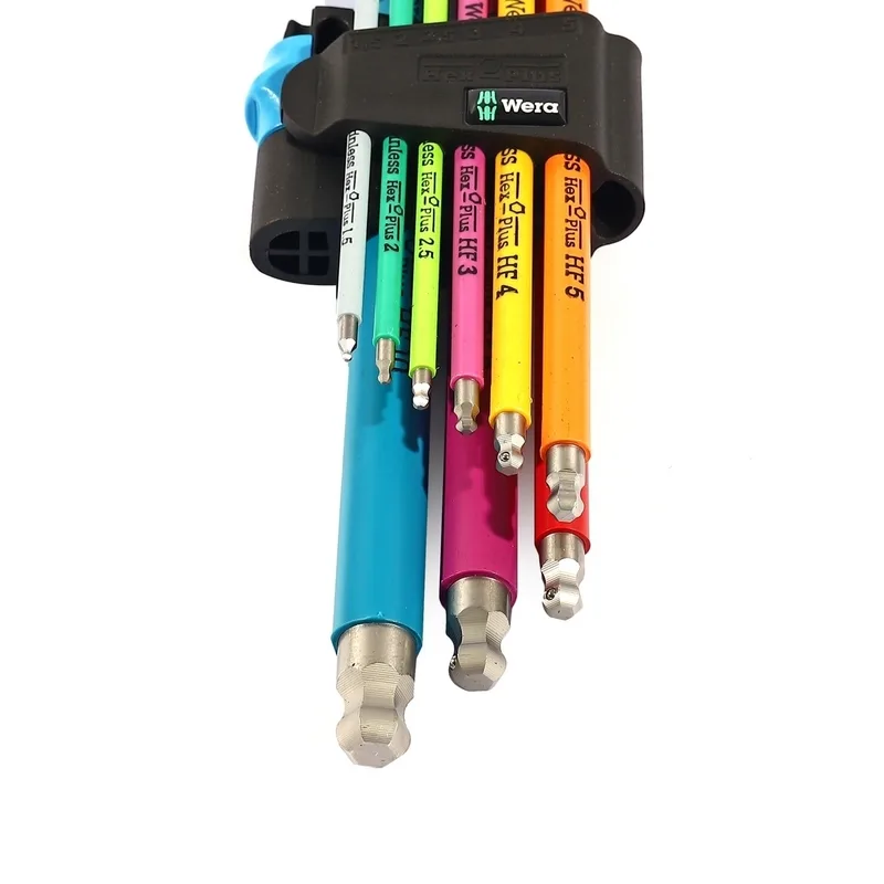 WERA ชุดประแจหกเหลี่ยม 3950/9 Hex-Plus Multicolour HF Stainless 1 รุ่น 05022699001 - Image 3