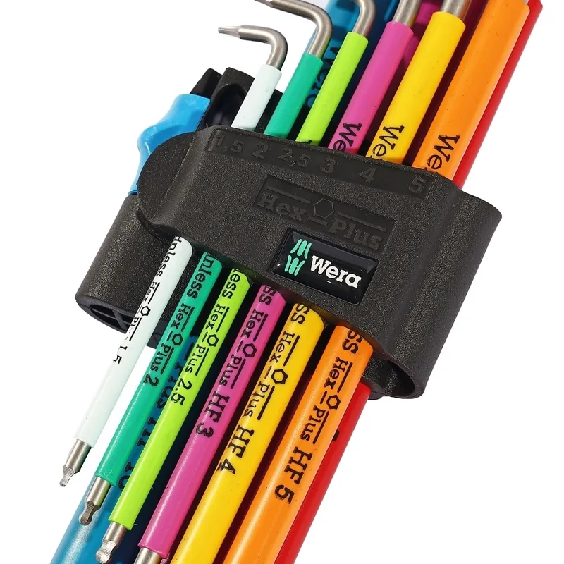 WERA ชุดประแจหกเหลี่ยม 3950/9 Hex-Plus Multicolour HF Stainless 1 รุ่น 05022699001 - Image 4