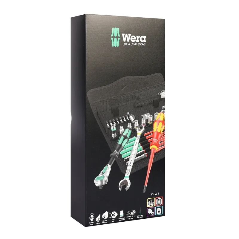 WERA ชุดเครื่องมือ KRAFTFORM KOMPAKT W 1 MAINTENANCE จำนวน 35 ชิ้น รุ่น 05135926001 - Image 9