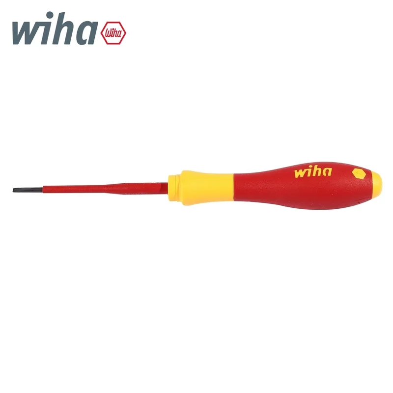 WIHA ไขควงกันไฟ SoftFinish หัวแบน ขนาด 2.5 x 75 มม. รุ่น 320N รหัส 00820 - Image 3