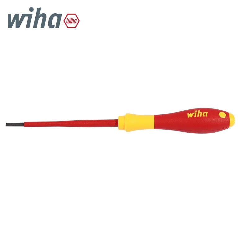 WIHA ไขควงกันไฟ SoftFinish หัวแบน ขนาด 3.5 x 100 มม. รุ่น 320N รหัส 00822 - Image 3