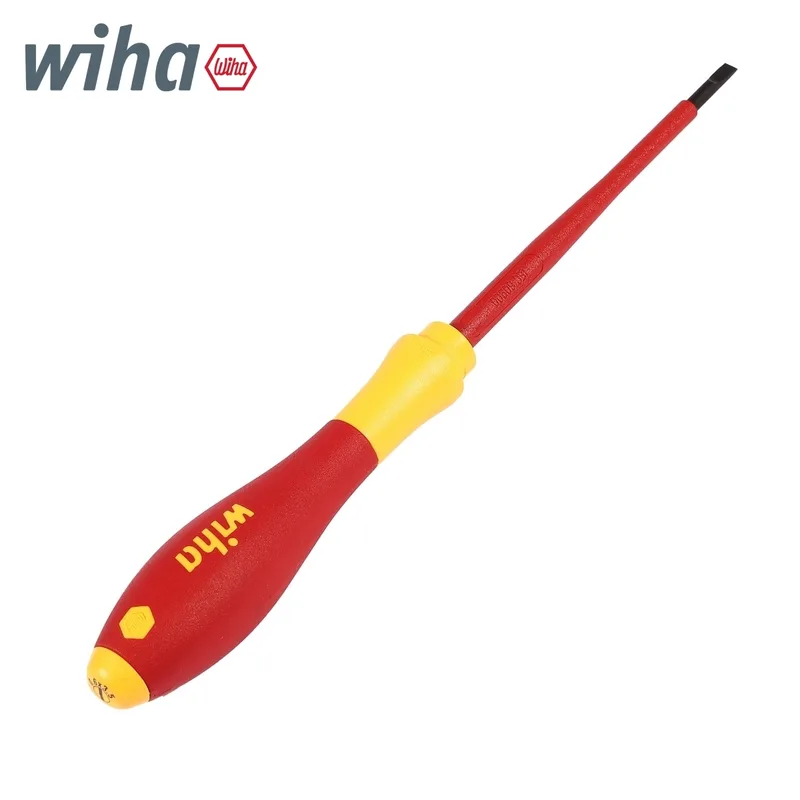 WIHA ไขควงกันไฟ SoftFinish หัวแบน ขนาด 3.5 x 100 มม. รุ่น 320N รหัส 00822 - Image 4
