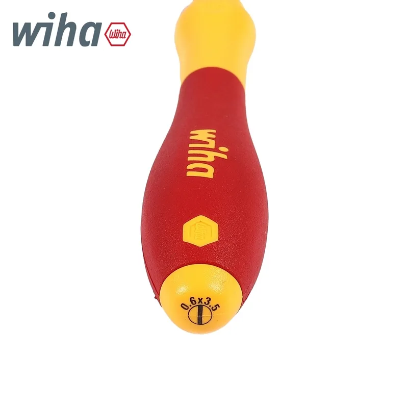 WIHA ไขควงกันไฟ SoftFinish หัวแบน ขนาด 3.5 x 100 มม. รุ่น 320N รหัส 00822 - Image 5