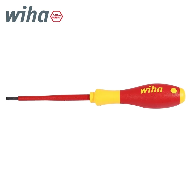 WIHA ไขควงกันไฟ SoftFinish หัวแบน ขนาด 4 x 100 มม. รุ่น 320N รหัส 00823 - Image 3