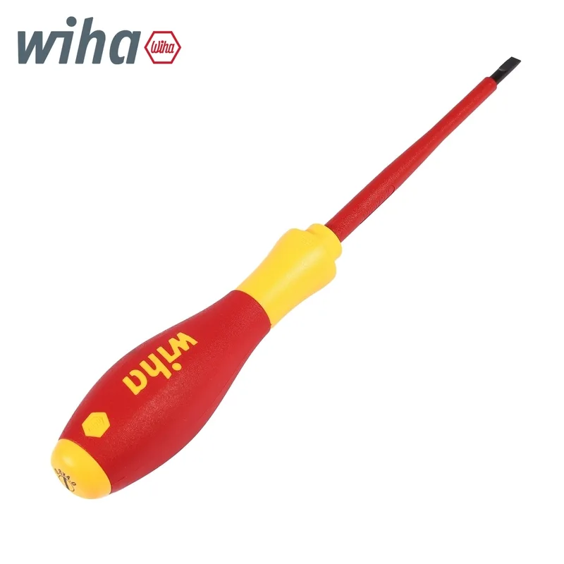 WIHA ไขควงกันไฟ SoftFinish หัวแบน ขนาด 4 x 100 มม. รุ่น 320N รหัส 00823 - Image 4