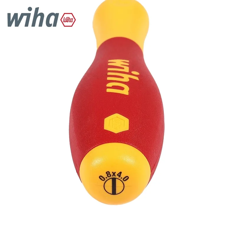 WIHA ไขควงกันไฟ SoftFinish หัวแบน ขนาด 4 x 100 มม. รุ่น 320N รหัส 00823 - Image 5