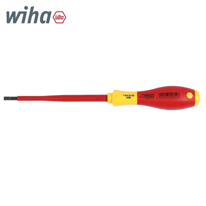 WIHA ไขควงกันไฟ SoftFinish หัวแบน ขนาด 4.5 x 125 มม. รุ่น 320N รหัส 00824 - Image 6