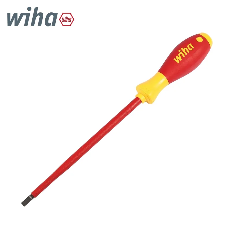 WIHA ไขควงกันไฟ SoftFinish หัวแบน ขนาด 5.5 x 175 มม. รุ่น 320N รหัส 00827