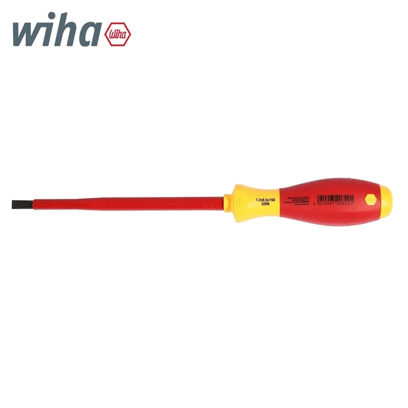 WIHA ไขควงกันไฟ SoftFinish หัวแบน ขนาด 6.5 x 150 มม. รุ่น 320N รหัส 00829 - Image 6