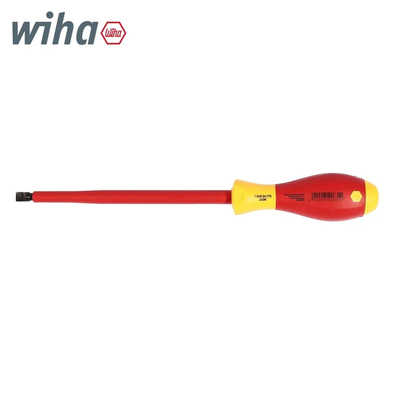 WIHA ไขควงกันไฟ SoftFinish หัวแบน ขนาด 8 x 1.6 x 175 มม. รุ่น 320N รหัส 00831 - Image 5