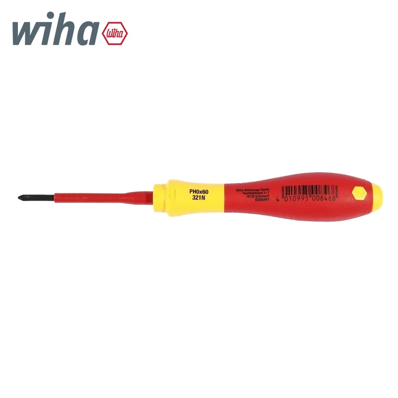 WIHA ไขควงกันไฟ SoftFinish หัวแฉก ขนาด PH0 x 60 มม. รุ่น 321N รหัส 00846 - Image 6