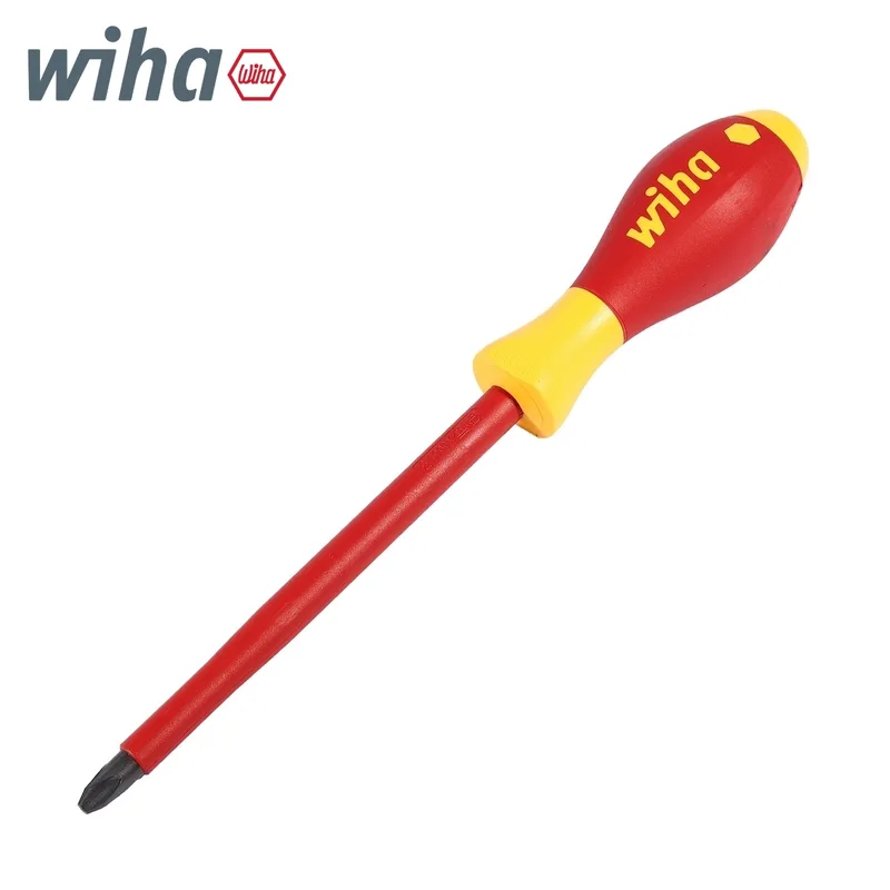 WIHA ไขควงกันไฟ SoftFinish หัวแฉก ขนาด PH3 x 150 มม. รุ่น 321N รหัส 00849