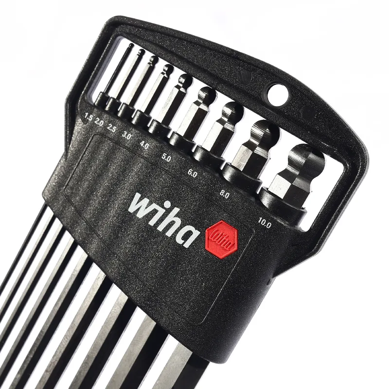 WIHA ชุดประแจแอลหกเหลี่ยม Classic ปลายบอล 9 ชิ้น สีดำรมดำ รุ่น 369H9B รหัส03879 - Image 3