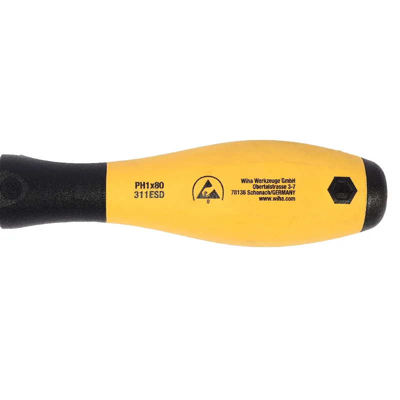 WIHA ไขควง SoftFinish ESD หัวแฉก PH1 x 80 มม. รุ่น 311ESD รหัส 08185 - Image 3