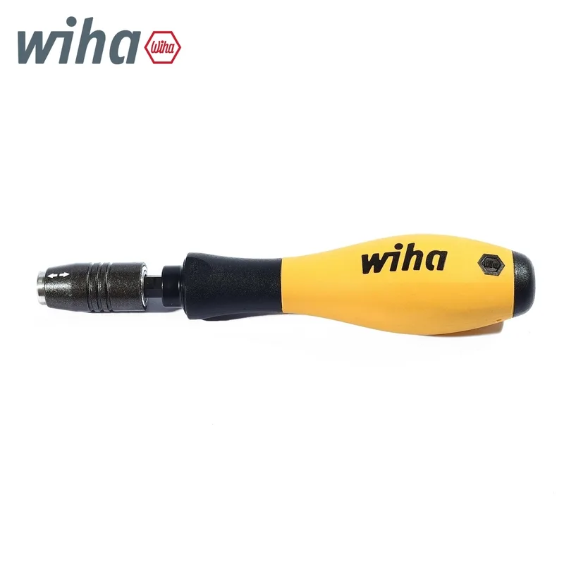 WIHA ไขควง SoftFinish ESD พร้อมที่ใส่บิต ระบบล็อกแบบกลไก ขนาด 1/4 นิ้ว รุ่น 387 รหัส - Image 3