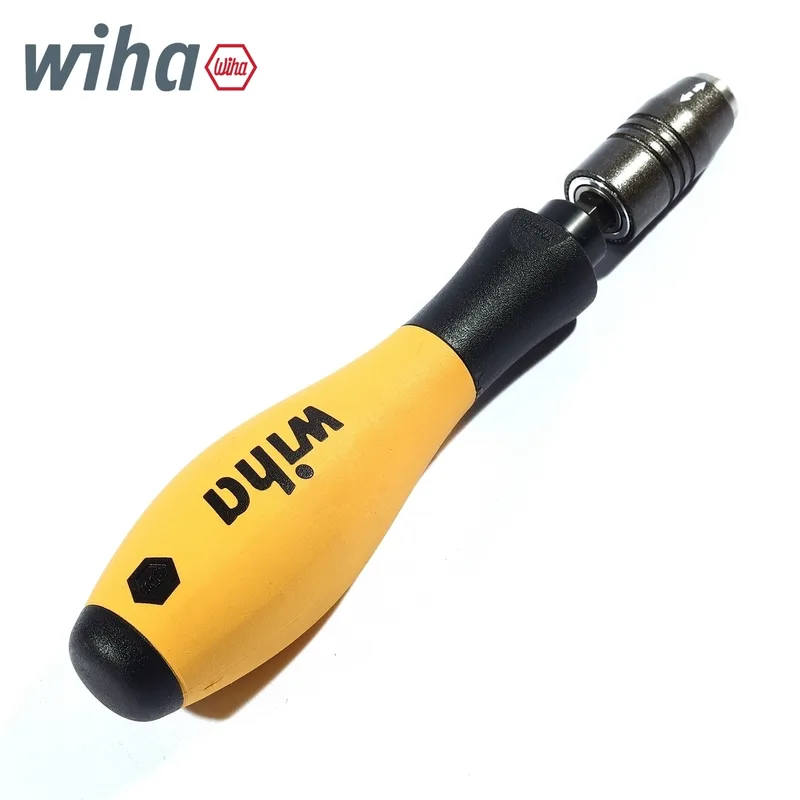 WIHA ไขควง SoftFinish ESD พร้อมที่ใส่บิต ระบบล็อกแบบกลไก ขนาด 1/4 นิ้ว รุ่น 387 รหัส - Image 4