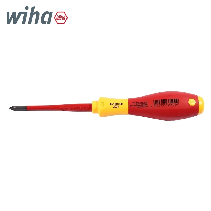 WIHA ไขควง SoftFinish Electric SlimFix หัวแบน/หัวแฉก SL/PH1 x 80 มม. รุ่น 3271 รหัส 3 - Image 5