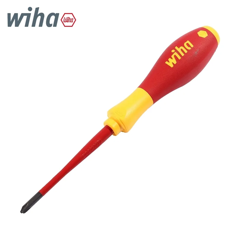 WIHA ไขควง SoftFinish Electric SlimFix หัวแบน/หัวแฉก SL/PH1 x 80 มม. รุ่น 3271 รหัส 3