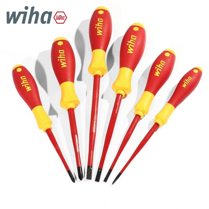 WIHA ชุดไขควง SoftFinish Electric SlimFix หัวแบน/หัวPozidriv 6 ชิ้น รุ่น 3201ZK6 รหัส - Image 2