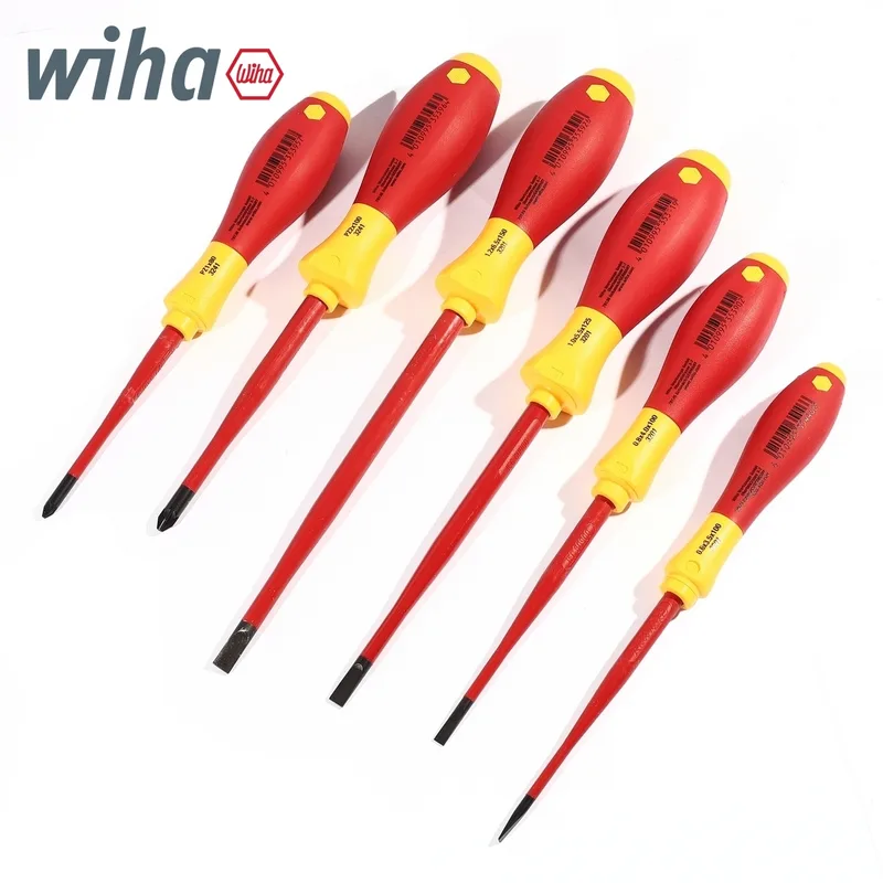 WIHA ชุดไขควง SoftFinish Electric SlimFix หัวแบน/หัวPozidriv 6 ชิ้น รุ่น 3201ZK6 รหัส - Image 3