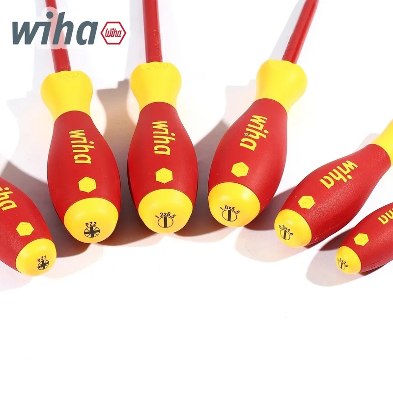 WIHA ชุดไขควง SoftFinish Electric SlimFix หัวแบน/หัวPozidriv 6 ชิ้น รุ่น 3201ZK6 รหัส - Image 4