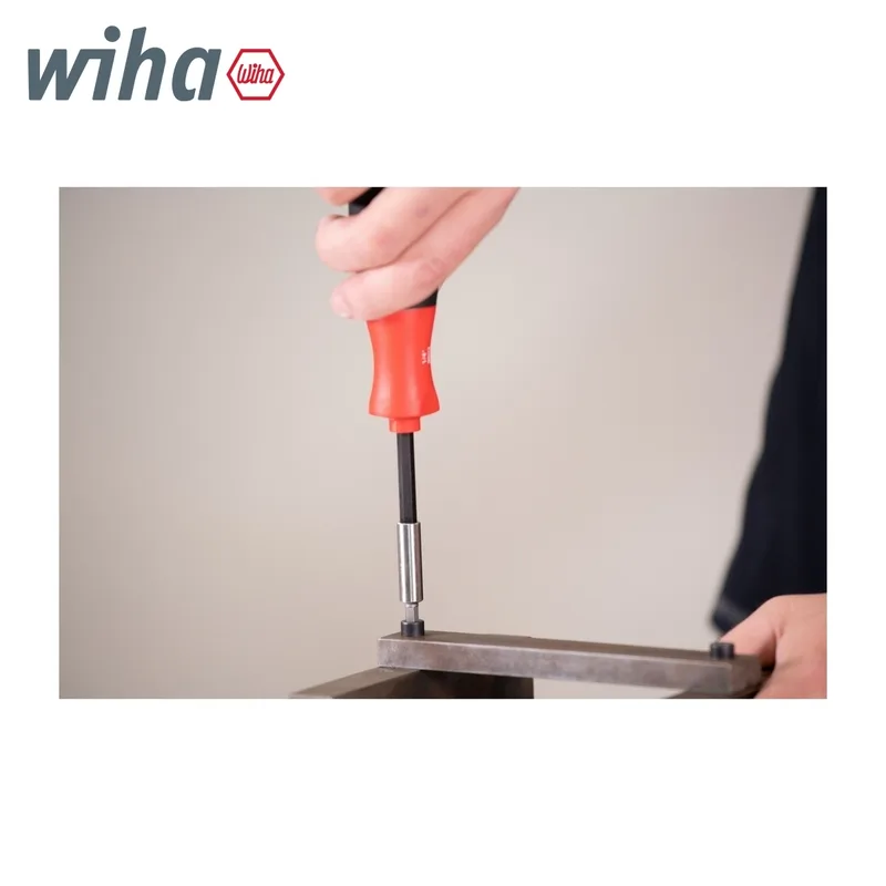 WIHA LiftUp 25® ไขควงพร้อมแท่นเก็บบิตแม่เหล็ก 12 ชิ้น – ขนาด 1/4 นิ้ว บรรจุภัณฑ์กระดา - Image 4