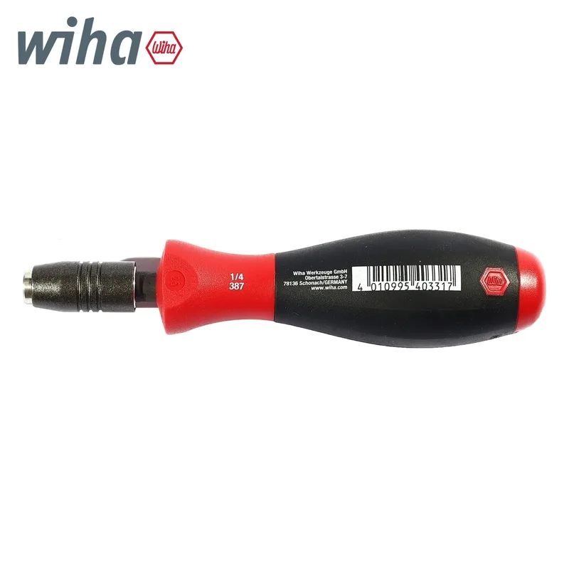WIHA ไขควงพร้อมที่ใส่บิต SoftFinish CentroFix ระบบล็อกแบบกลไก ขนาด 1/4" รุ่น 387 รหัส - Image 5