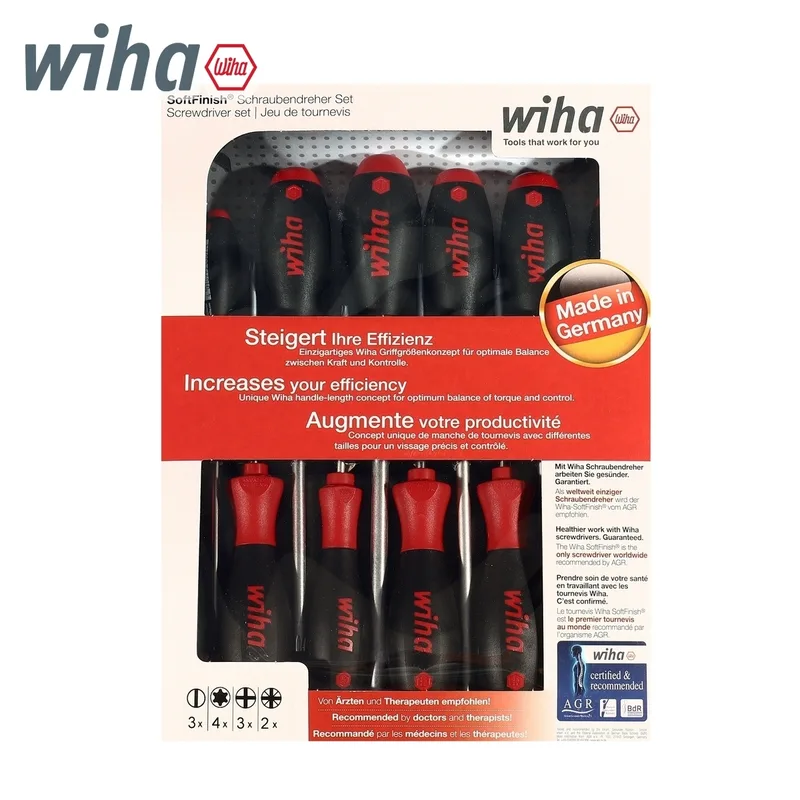 WIHA ชุดไขควง SoftFinish แบบผสม 12 ชิ้น รุ่น 302HK12 รหัส 41002 - Image 4