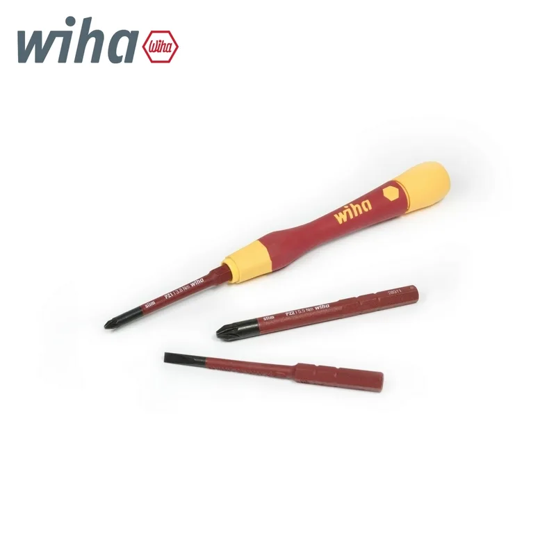 WIHA ชุดไขควงละเอียด PicoFinish SlimVario Electric 4 ชิ้น พร้อม slimBits รุ่น SB 2831