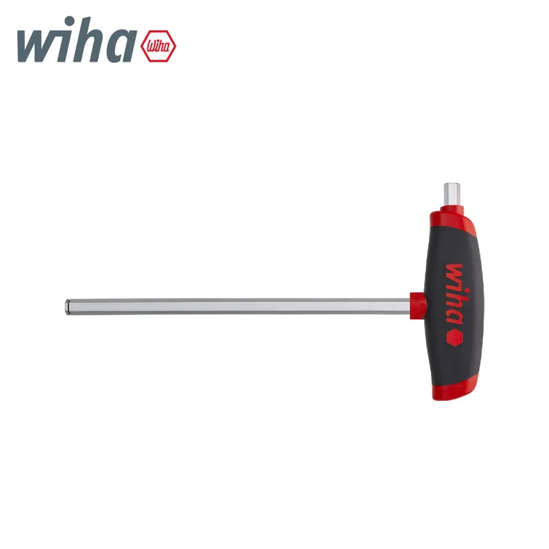 WIHA ประแจหกเหลี่ยมตัว L ด้าม T ComfortGrip ขนาด 4.0  x 150 มม. รุ่น 334DS รหัส 45434